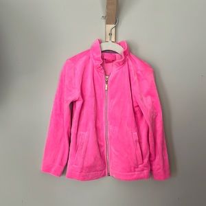 Pink Lily Pulitzer girl’s zip-up